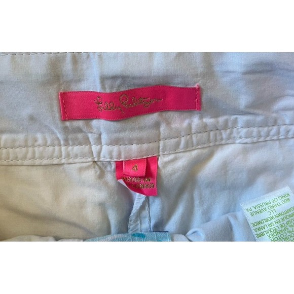 Lily Pulitzer Blue Pink Skort Size 4 - Picture 5 of 9